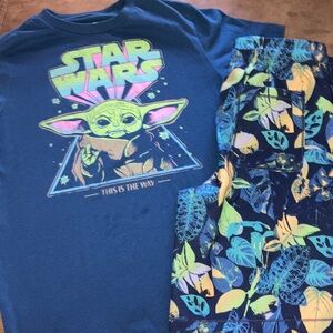 Star Wars Kids T-shirt and Shorts Set Size‎ 8